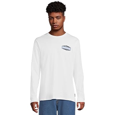 Мужская рубашка Quiksilver Three Piece Long Sleeve Screen Tee white