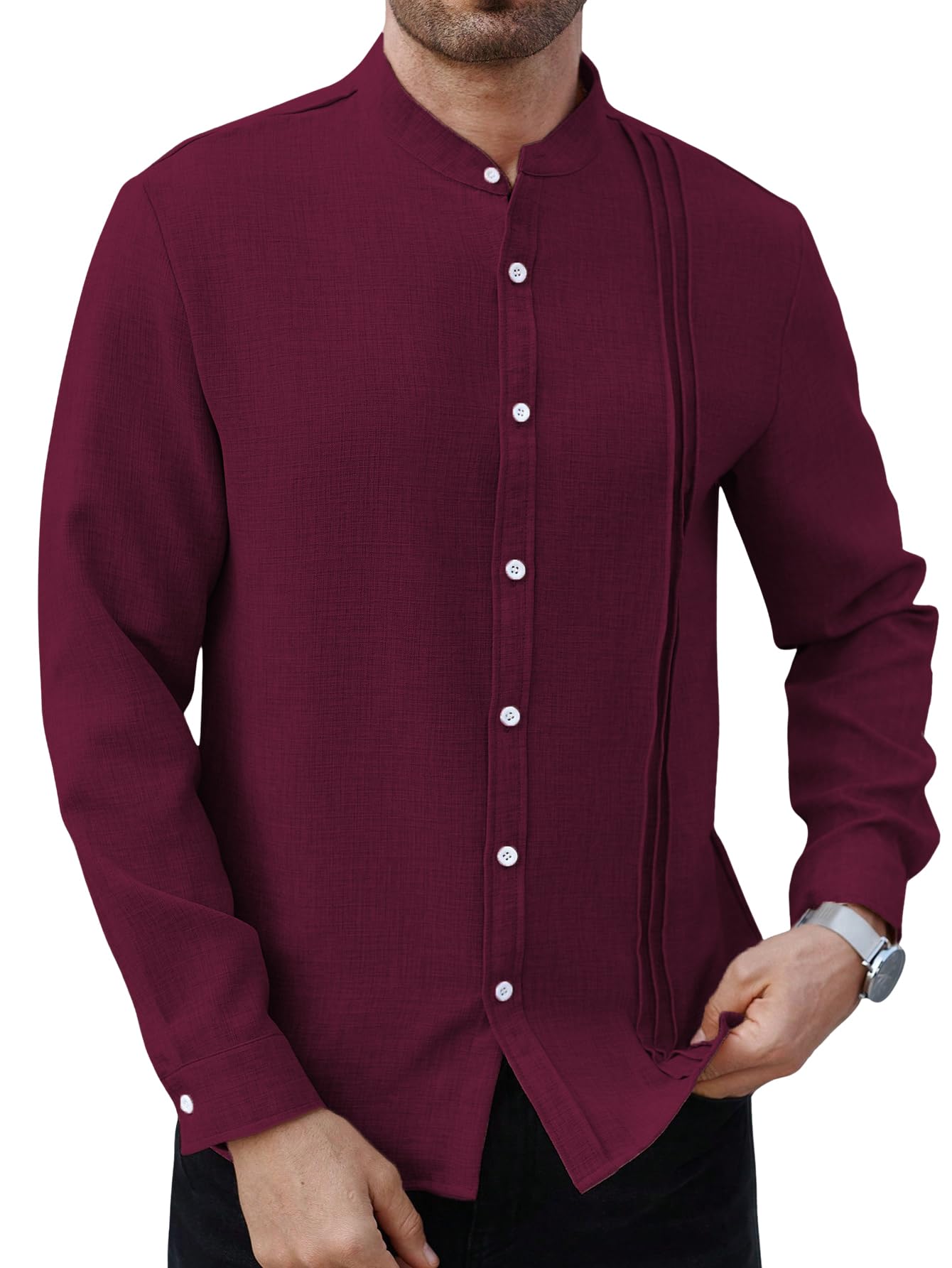 Men's Casual Shirt for Men | Linen Shirt | Full Sleeve| Summer - Regular Fit (2047)