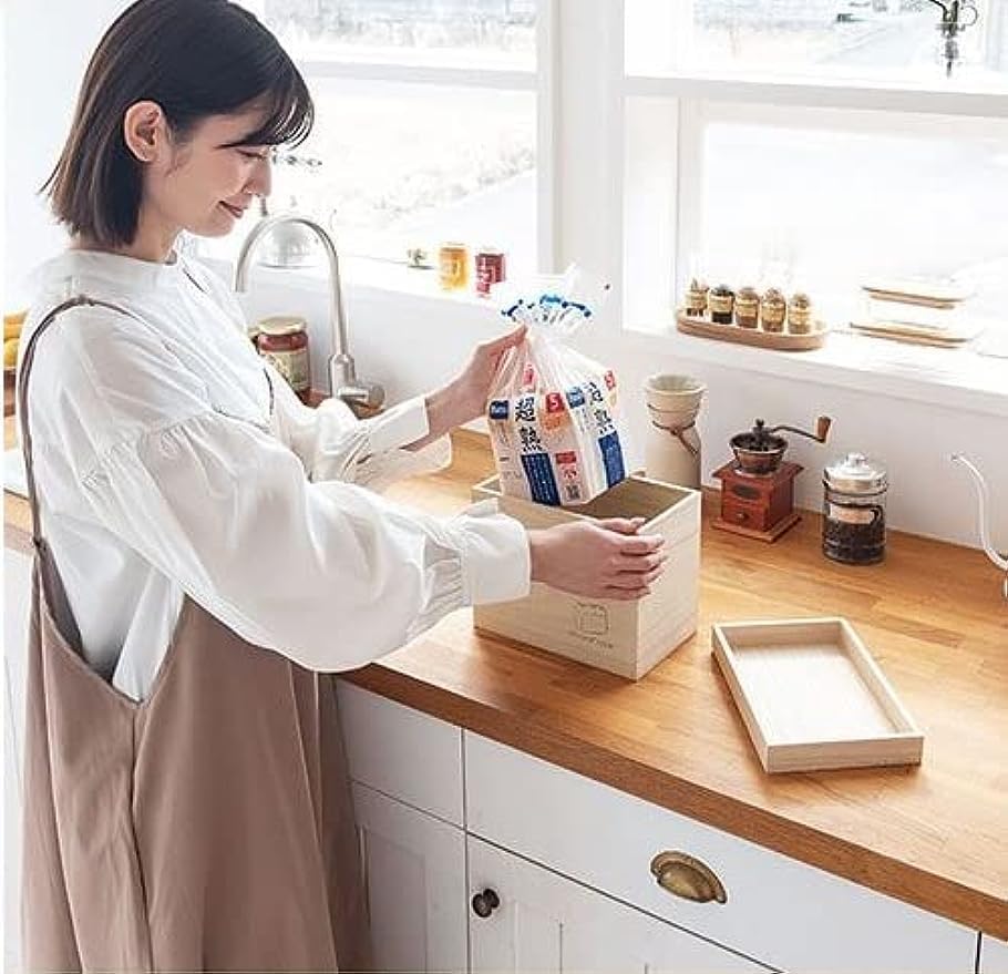 ブレッドケース パンケース ブレットケース ブレッドボックス 保存容器 フタ付き フードストッカー パン箱 桐製 卓上 整理ボックス 乾物 フードキーパー キッチン収納ボックス キッチン収納ケース キッチン収納グッズ Aタイプ