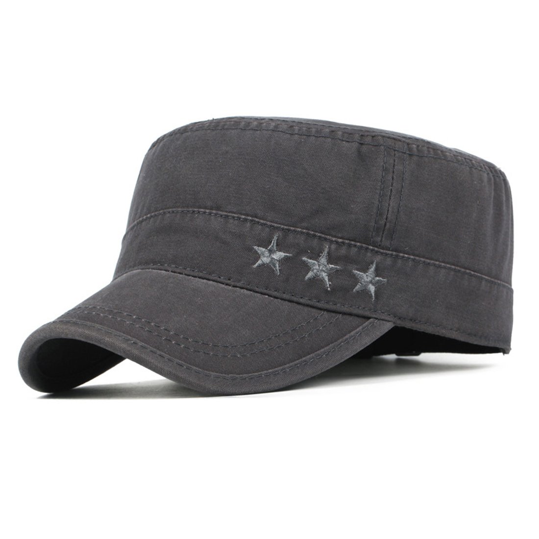 XRDSSClassic Men Army Caps Military Hats Adjustable Baseball Cap (Dark Grey)