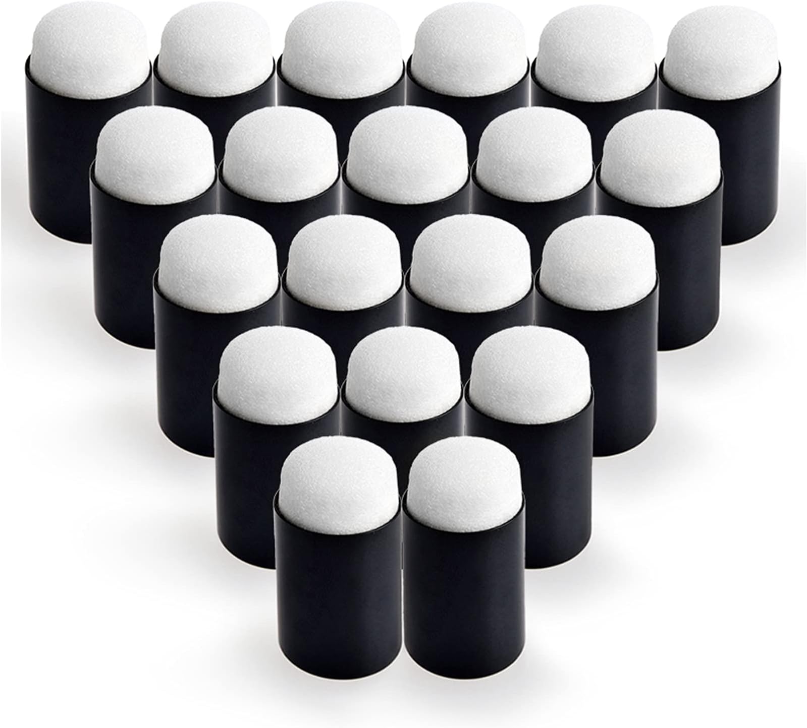 GooMart 20 Finger Sponge Daubers Set for Painting Drawing Ink Crafts Chalk (with case)