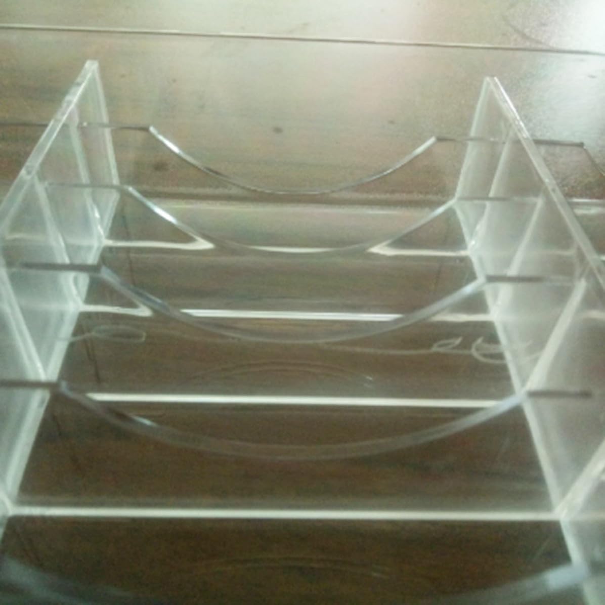 Acrylic Powder Display Rack Grid for Cosmetics Storage Box image 4