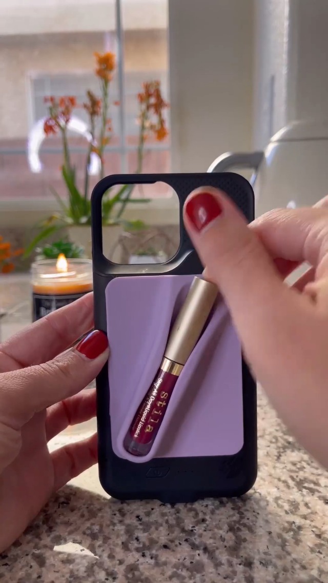 Amazon.com: JINSI Magnetic Lip Gloss Holder Phone Case, Secure