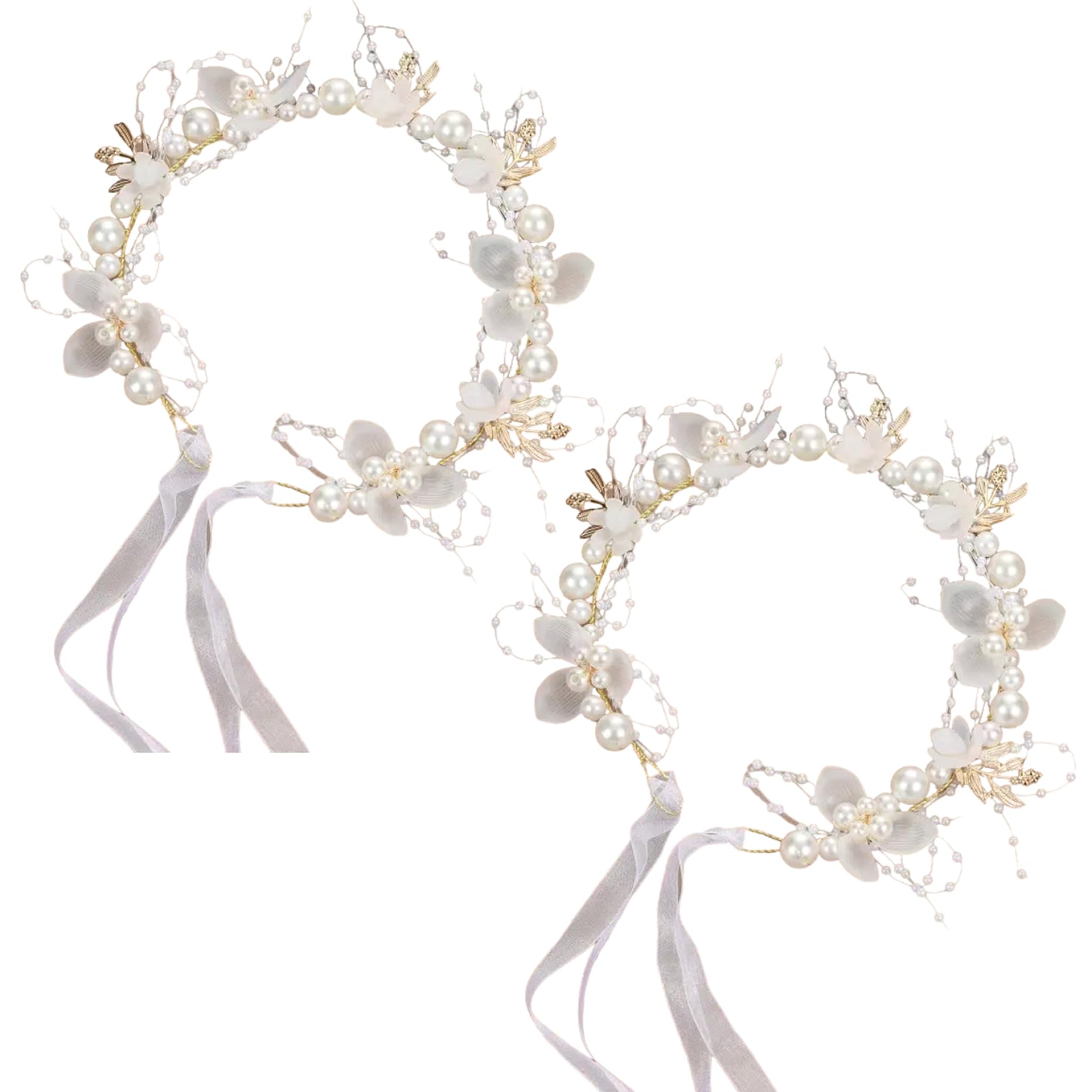 Tiara Elegante Matrimonio Tiara Donna Con Cristalli XFSRG - 2 Pezzi, Corona Elegante Per Matrimoni, Compleanni, Feste Tiara Con Strass