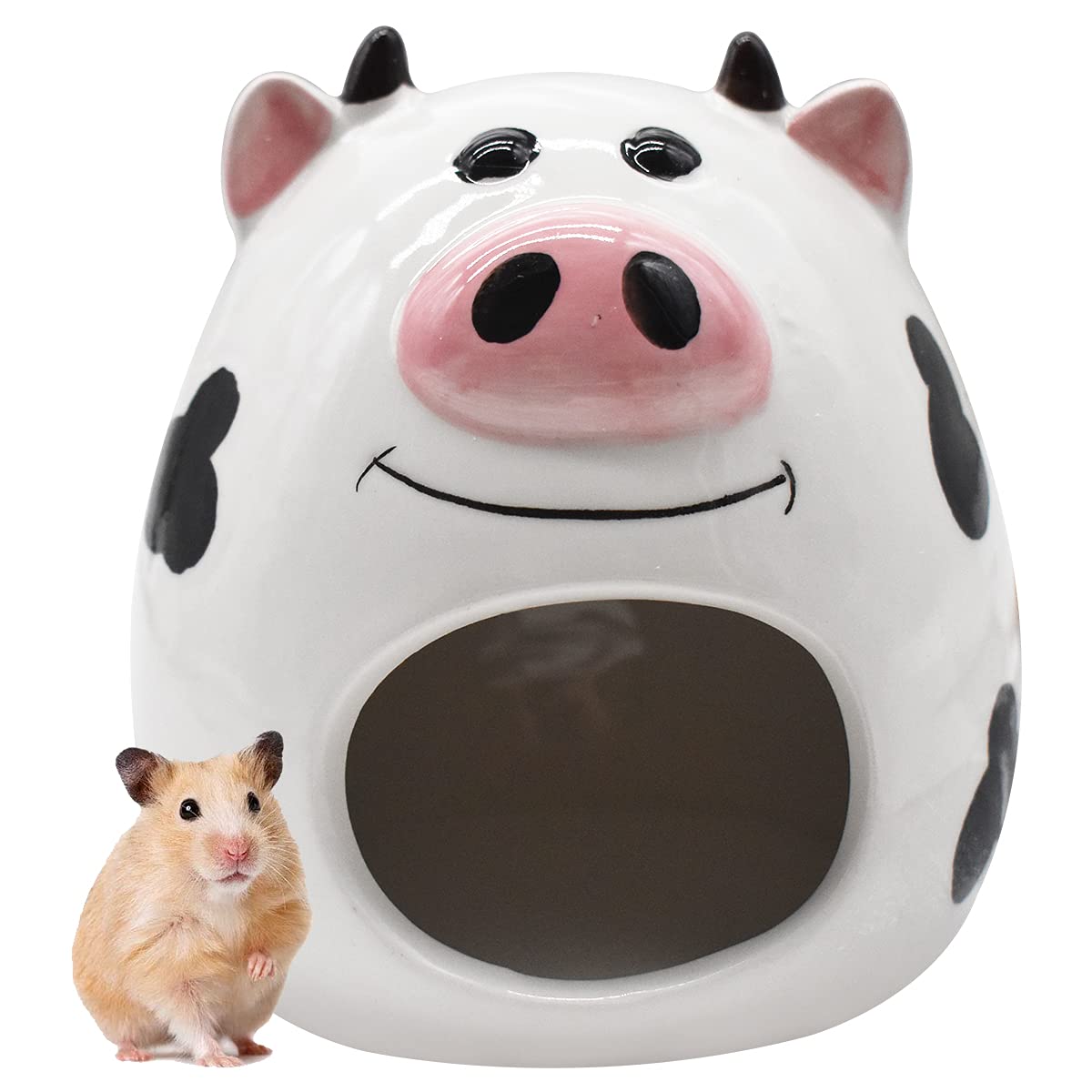 NC OZP7 Nido para Dormir de cerámica para hámster, Talla L, Acrílico, Multicolor