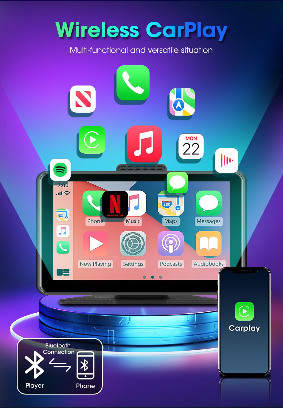 Amazon.co.jp: Rolax Android 13 9インチカーラジオマルチメディア