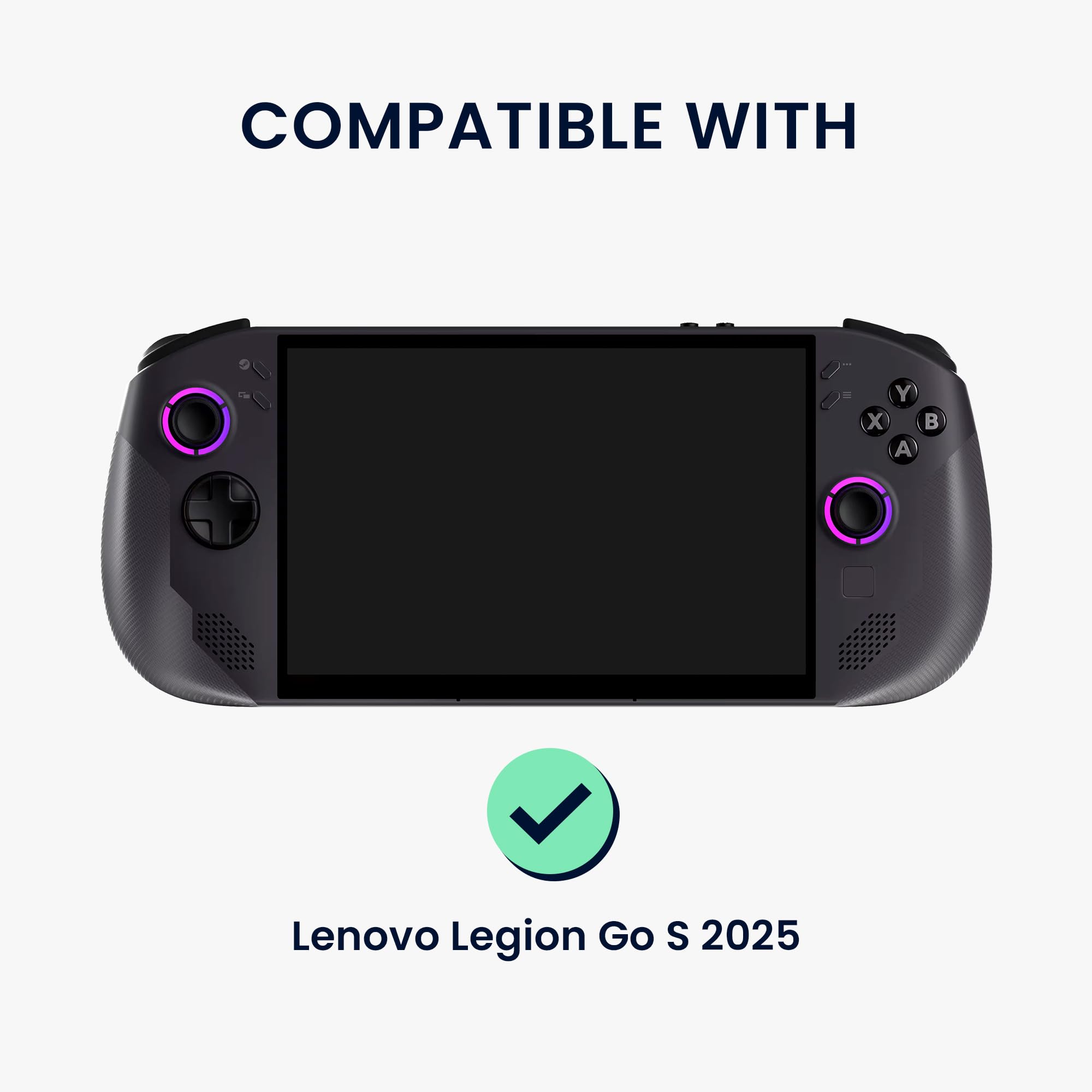 kwmobile elastyczne silikonowe etui kompatybilne z Lenovo Legion Go S 2025 - ochraniacz do konsoli przenośnej - biały