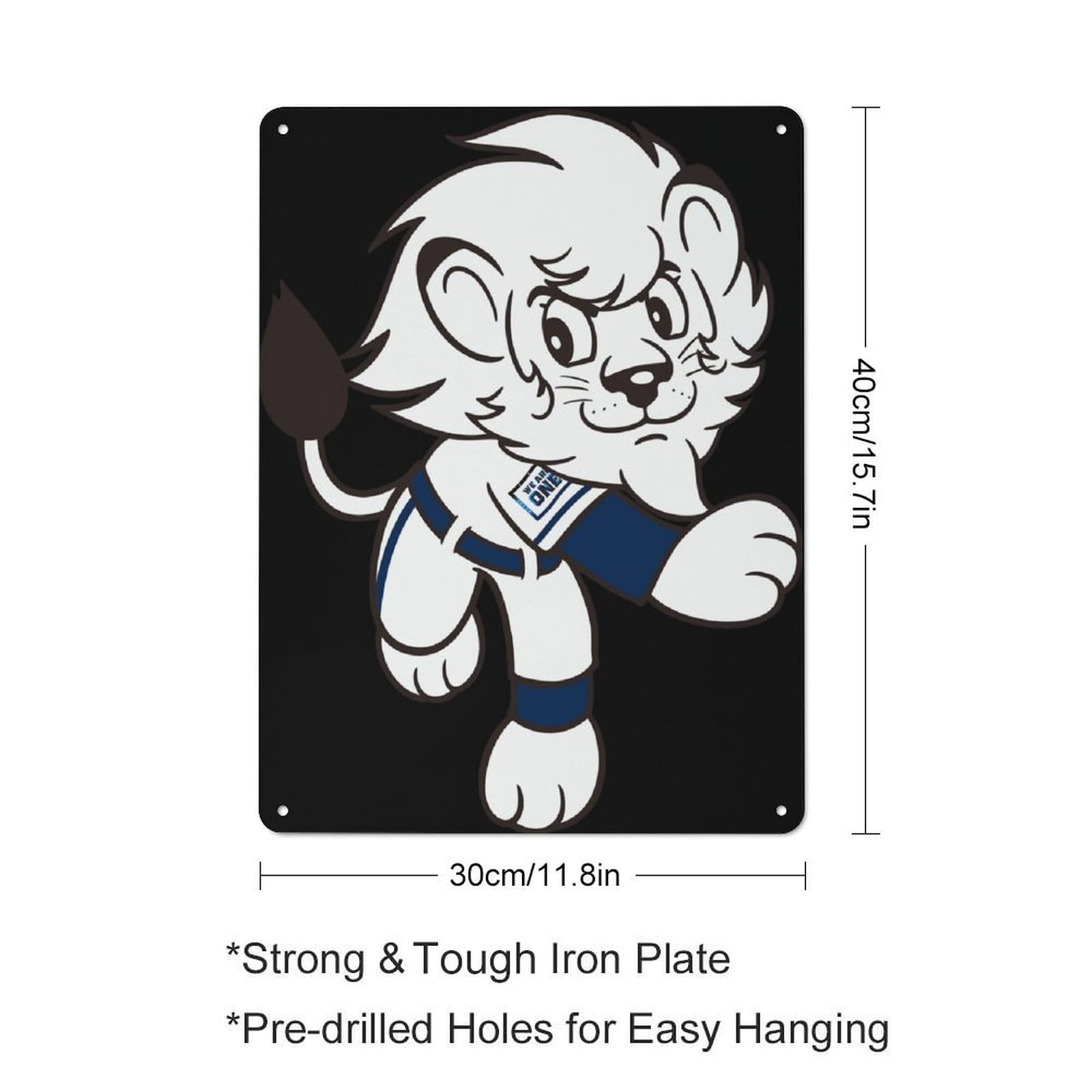 Amazon.co.jp: 埼玉西武ライオンズ マスコット レオ ブリキ看板 アート