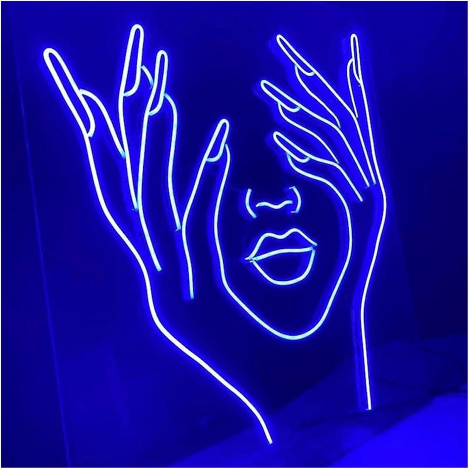 Lampe au néon d'ambiance apaisante pour salon de beauté et chambre fille