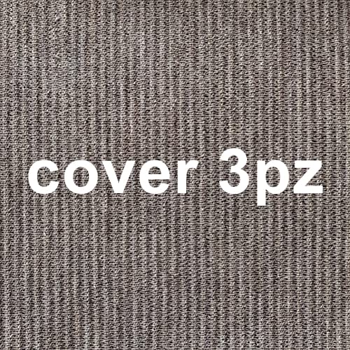 Set Fodere Elasticizzate Ergositting Per Sedie Varier - 3 Pezzi (Sedile + 2 Ginocchiere), Colore Corda - Foto 9