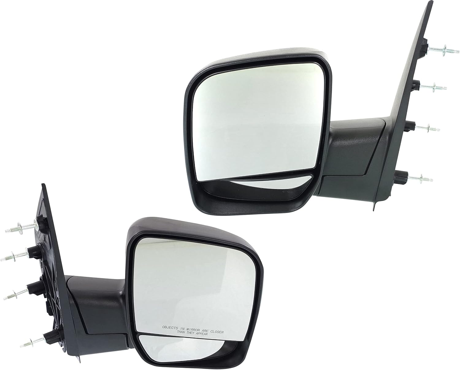 Garage-Pro Side Mirrors For Ford E-150 2003-2008, E-150 Club Wagon 2003-2005, E-150 Econoline 2002, E-250, Original Dual Glass Mirror Driver/Passenger Side, Manual Folding