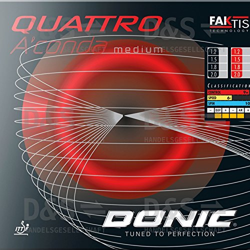 Donic QuattroA'Conda - Ping-pong, in gomma, misura...