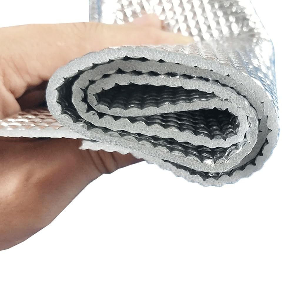 Zbnaeqfjlurt One Color 1Pcs Bubble Heat Insulation Pe Film, For Beehive Sunscreen Heat Insulation Aluminum Foil Rain-Proof Reflective Film Cooling Cover Tools Hive Cap
