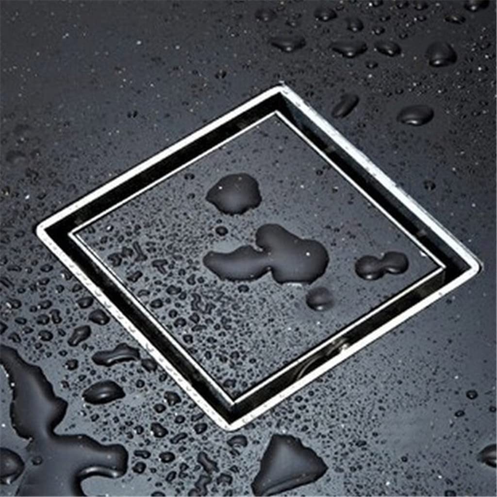 Drain de plancher de douche haut de gamme en acier inoxydable 304 finition brossée
