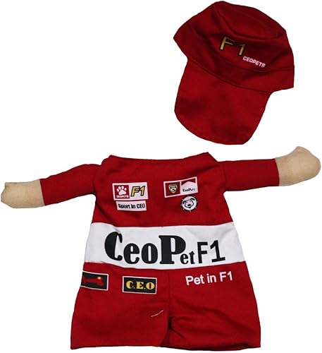 Petitebella Disfraz de cachorro de corredor rojo (grande)