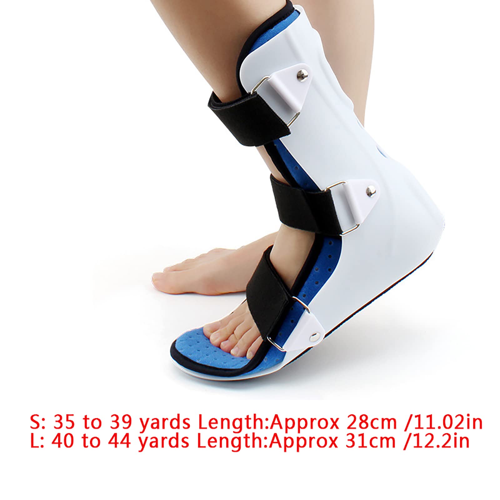 Bota para Fractura de Tobillo, Bota para Caminar con Correas Ajustables, Tela Transpirable e Impermeable, para esguinces de Tobillo, fracturas estables, esguinces de tendón