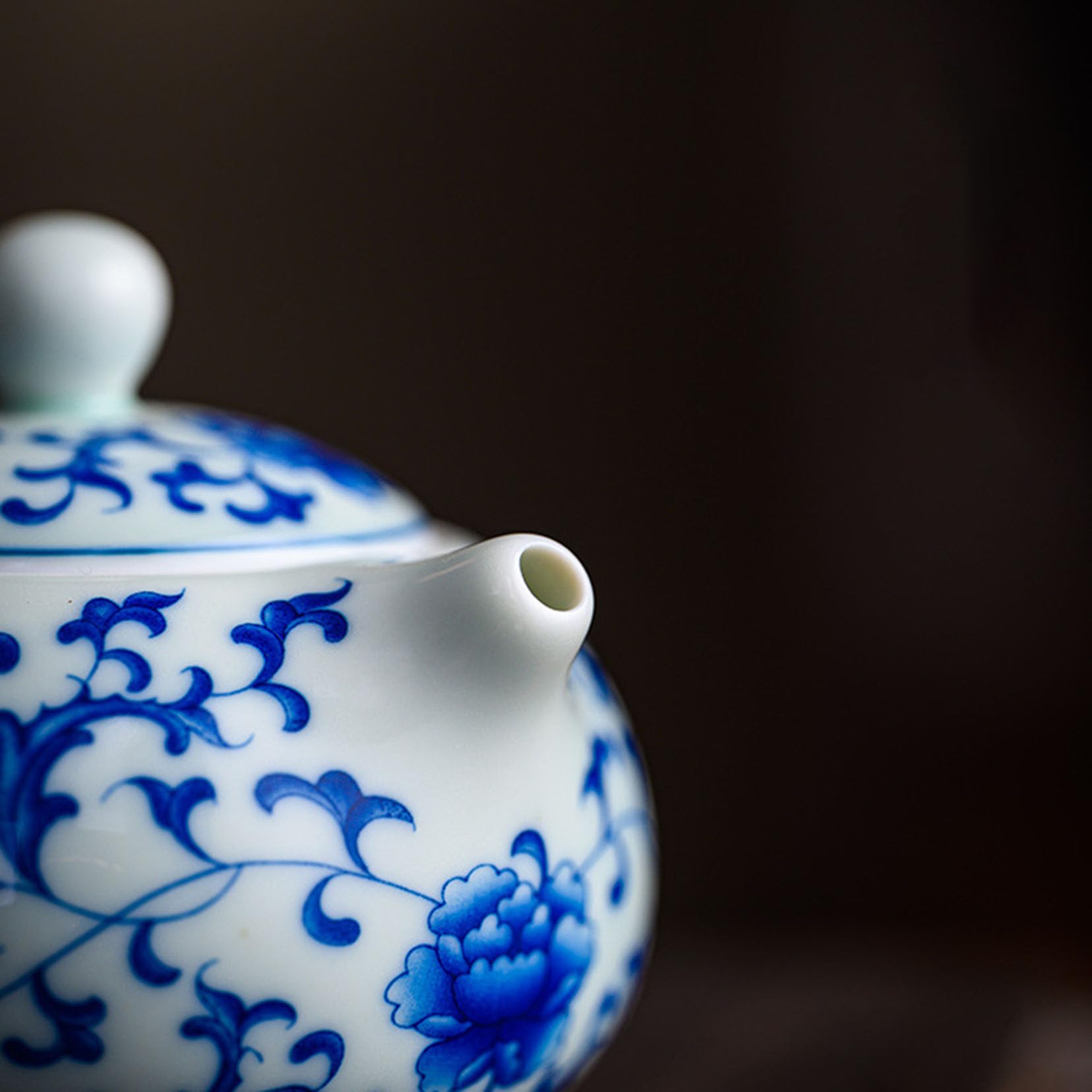 Ręcznie wykonany ceramiczny dzbanek do herbaty Kungfu, chiński ręcznie malowany niebieski i biały porcelana mały dzbanek do herbaty mini herbata produkcja gospodarstwa domowego Kung Fu zestaw A