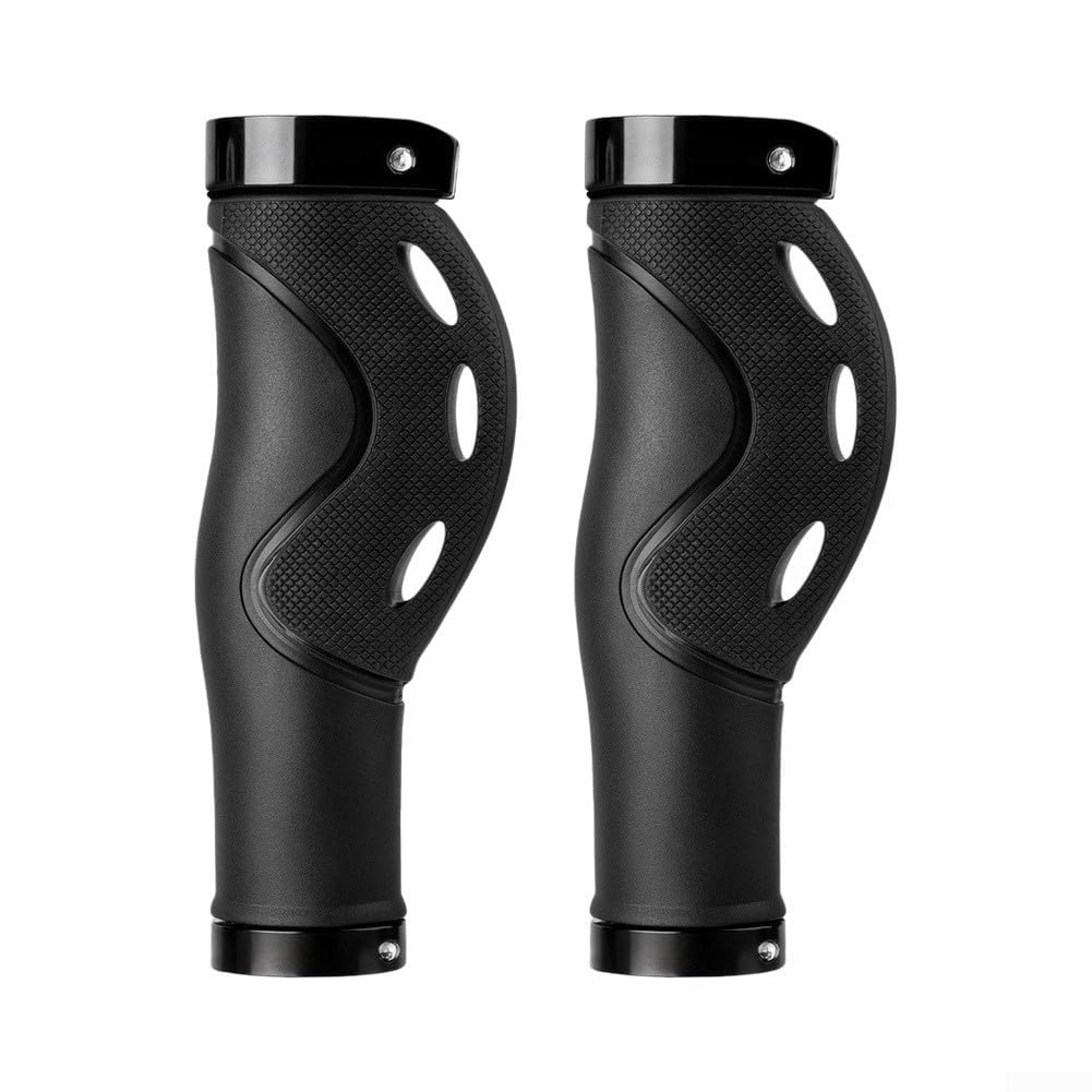 Puños Bici TPR para Suave con Collares Aluminio Bloqueo Doble