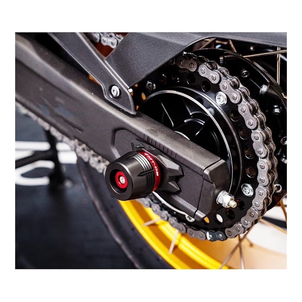Bloc décoratif Chocs Moto pour MT07 MT09 MT03 MT 07 09 03 2014-2024 2025 Accessoires De Moto Curseur De Collision AV&Ant Arrière Roue Essieu Fourche Protecteur