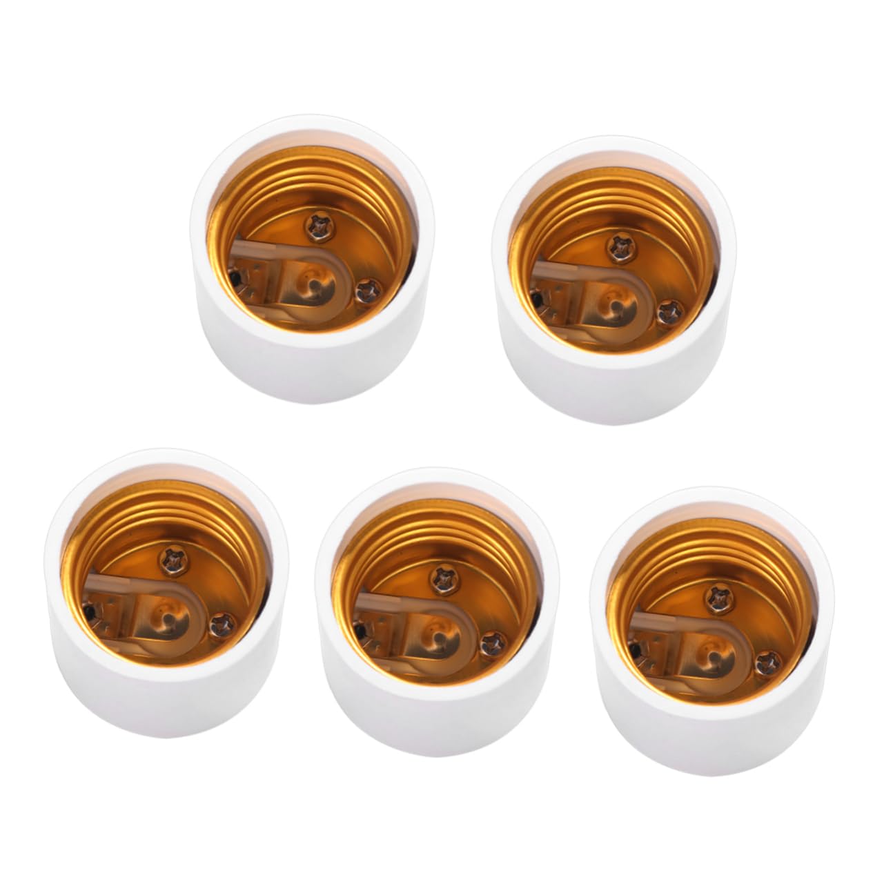 HOMSFOU Adaptateur de Douille Dampoule Led Gu24 vers E26/e27 3 Jeux de 5 pièces