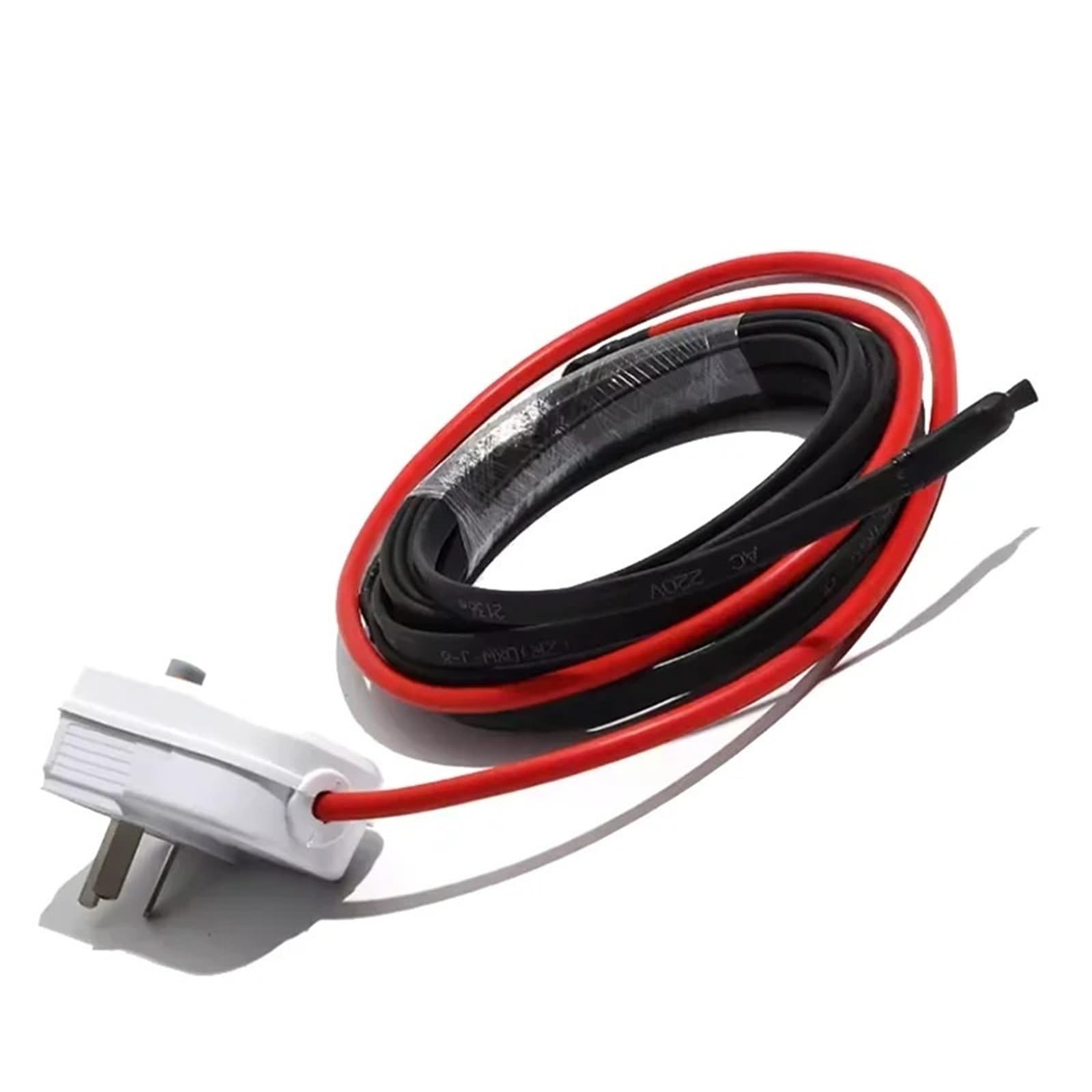 Selbstregulierendes Heizband für Wasserleitungen, elektrisches Frostschutzkabel, 220 V, mit Stecker, 2 m, 40 W-10 m, 200 W (8 m, 160 W)