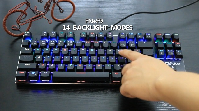 Amazon.com: ZUOYA RGB Mechanical Gaming Keyboard Small Compact 87