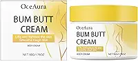 Creme para bumbum OceAura (50 g) - colágeno e retinol para firmar, reduz a celulite, hidratação profunda, todos os tipos de pele