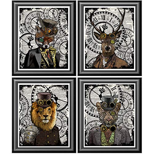Steampunk Animals Collection, Set of 20 Art Prints, Unique Home Decor, Gift Idea Wall Art steampunk buy now online Steampunk Animals Collection, Set of 20 Art Prints, Unique Home Decor, Gift Idea Wall Art steampunk buy now online