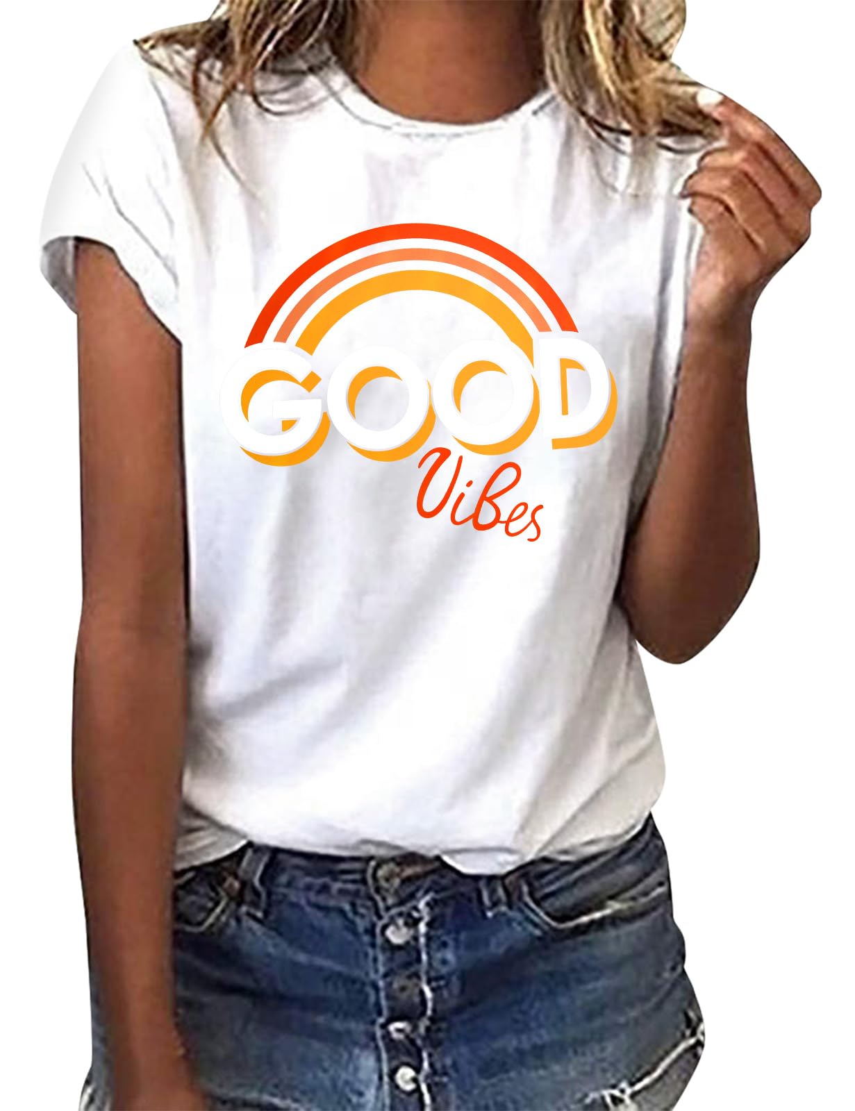 heekpek Damen Camiseta Manga Corta Mujer Unterhemd