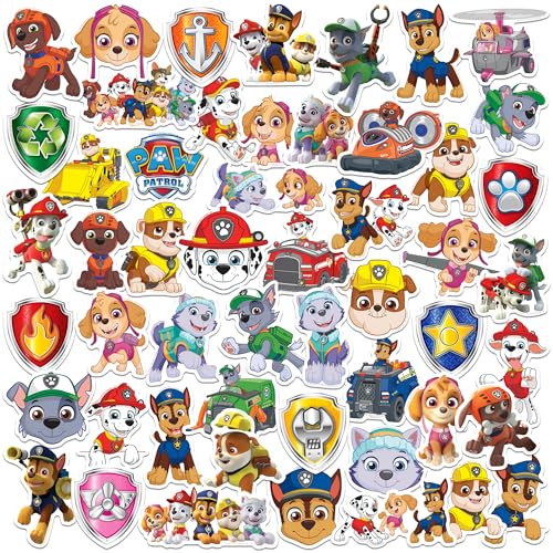 PAW Patrol 50ct Vinyl L Deluxe Stickers Variety Tablet Indoor/Outdoor