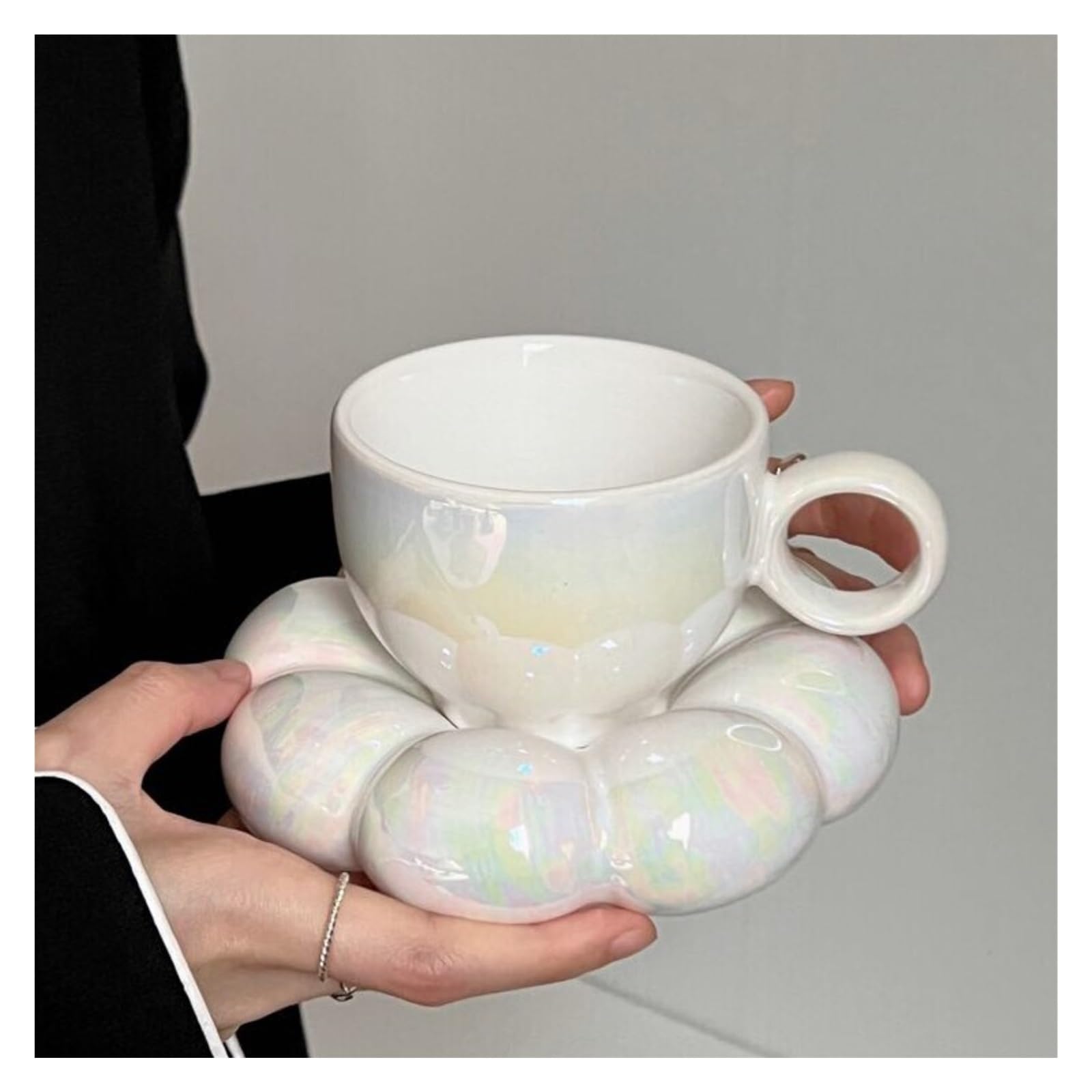 Tazas Y Jarras De Café Taza De Café De Cerámica Nórdica Taza De Desayuno Para Té Cacao Y Leche