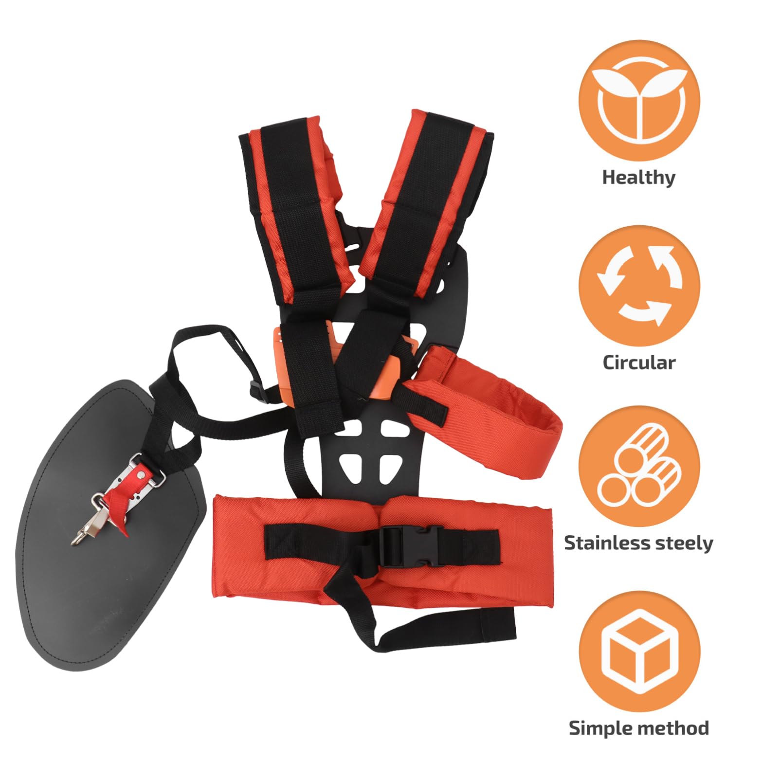 Toddmomy Ajustable para Cortacésped Cinturón De Recortadora Desbrozadora Podadora Diseño w Ergonómico