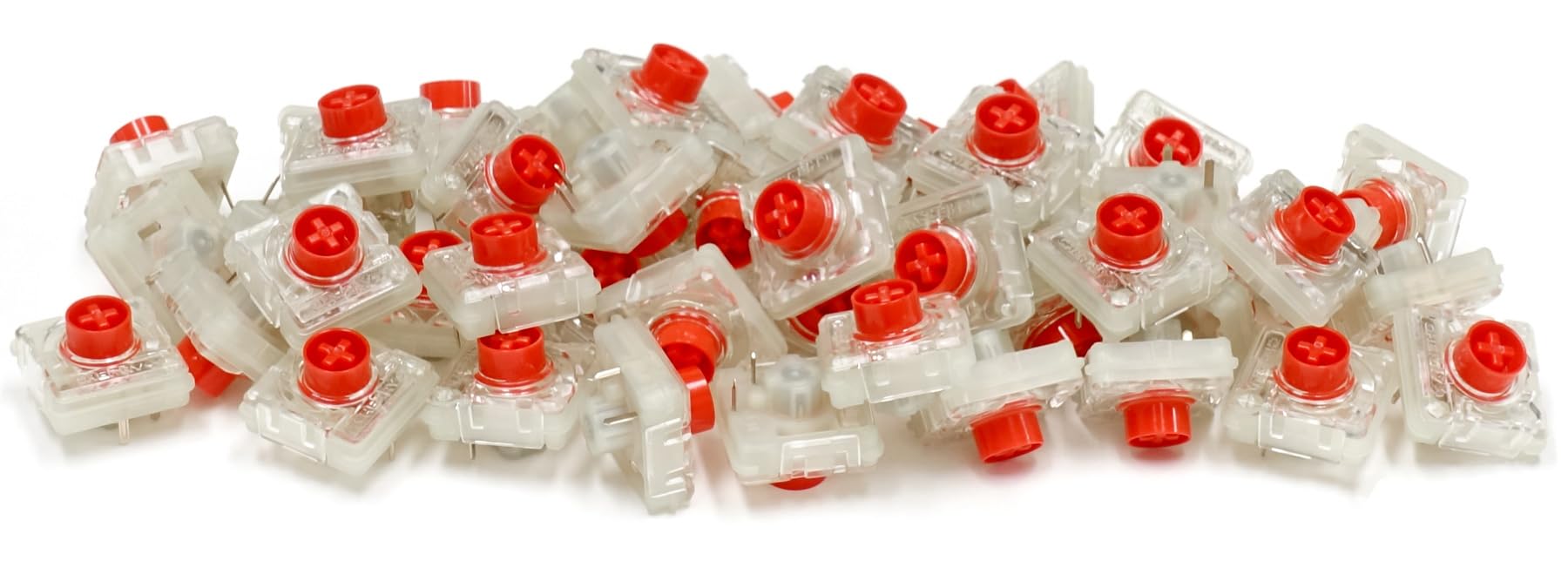 ルブ済）単価80円 Cherry MX 桃軸（静音赤軸）87個　キーボード用 Cherry MX2A