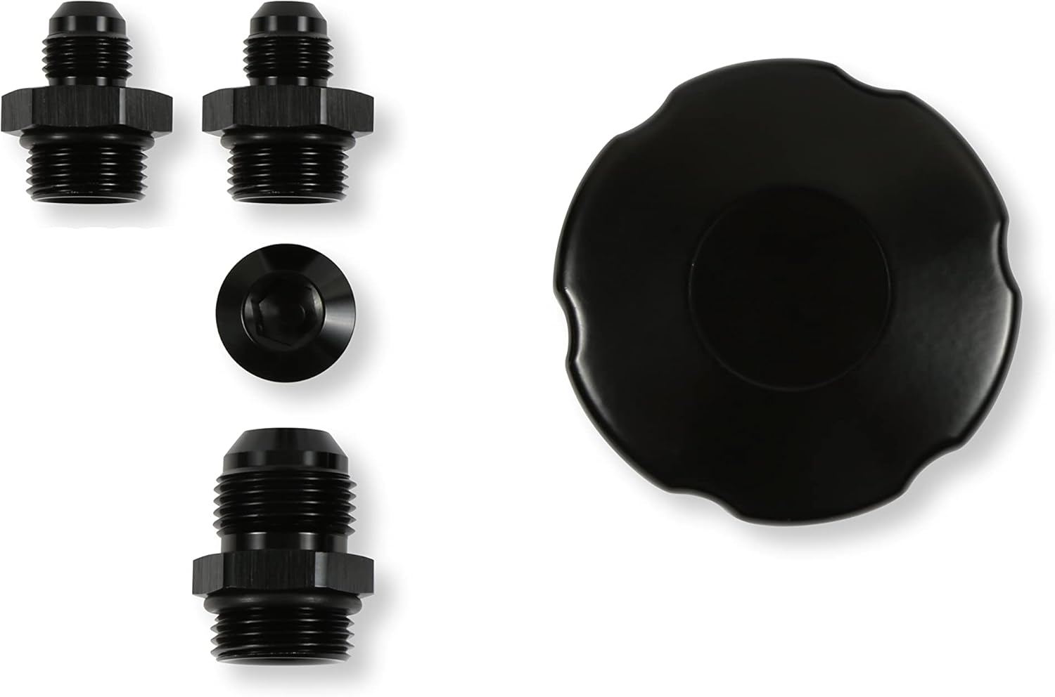 Holley 198-211 Power Steering Remote Reservoir Polished Aluminum