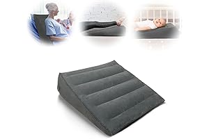 Almohada antirreflujo para bebe, cuña inflable triangular para cama