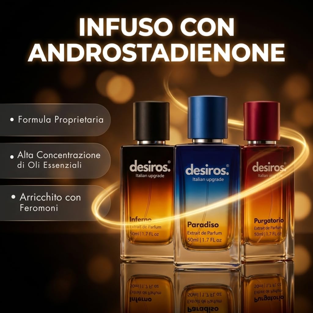 Desiros La Trilogia - Inferno, Purgatorio, Paradiso - 3 Profumi Uomo 50 ml