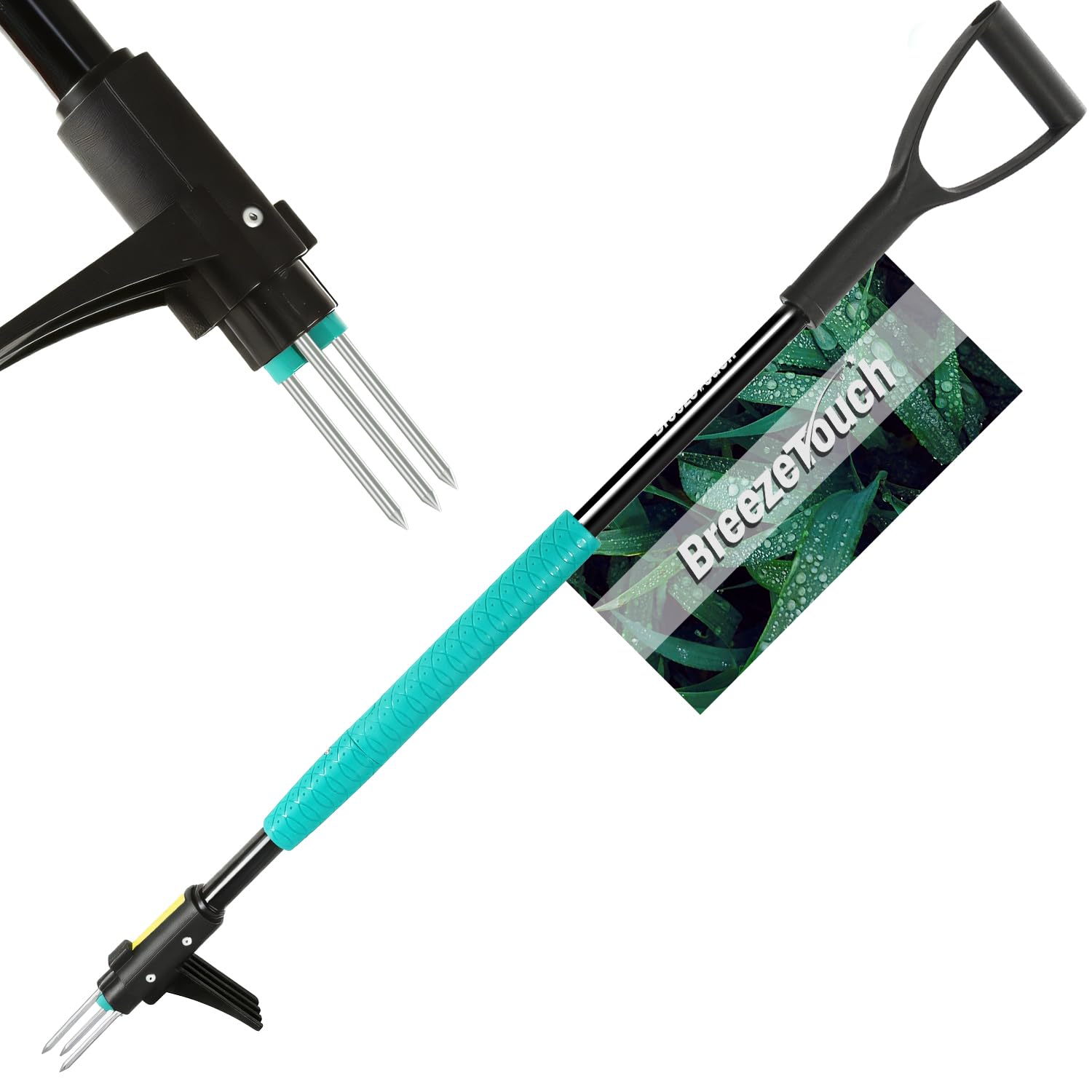 Amazon.com : Breeze Touch Weed Puller Tool with Ergonomic D-Handle
