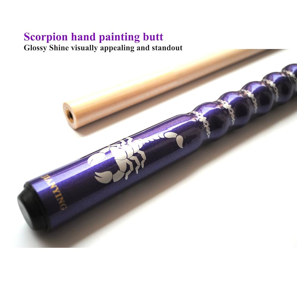 Amazon.com : Jian Ying 2-Piece Joint 9 Ball Pool Cue Stick