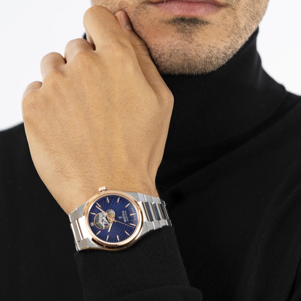 Festina Swiss Made Uhr Automatik Herren aus Edelstahl 316l