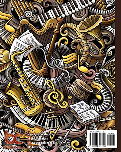 Blank Sheet Music Notebook: Music Manuscript Paper...