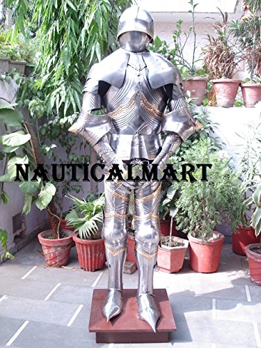 NauticalMart Renaissance Armor Medieval Wearable Knight Full Suit of Armor