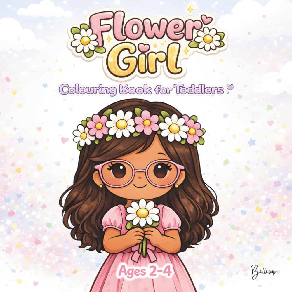 A Flower Girl Wedding Colouring Book for Toddlers: A Gentle Wedding Activity Book (Wedding fun for Toddlers)