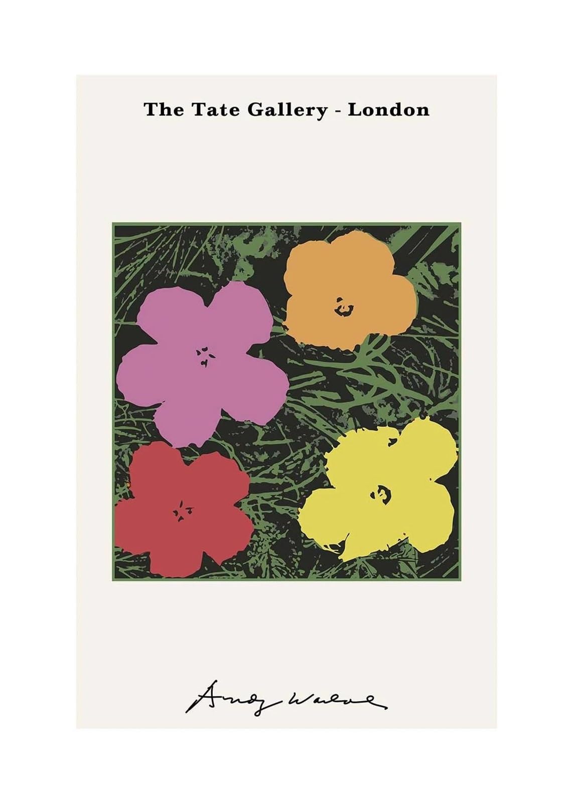 Peinture sur toile moderne de haute qualité : affiche nature colorée 50x70cm