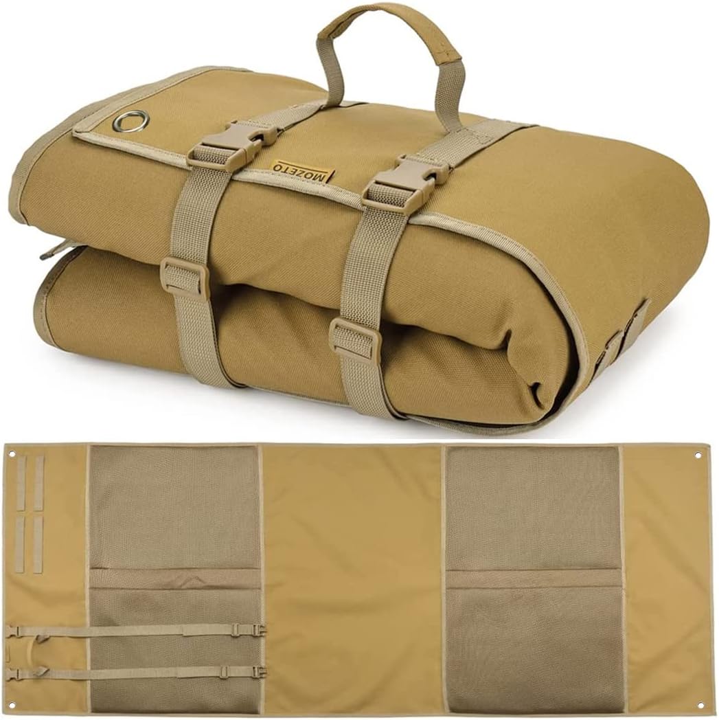 MOZETO Shooting Mat Extra Large Durable Roll Up Shooting Mats Prone