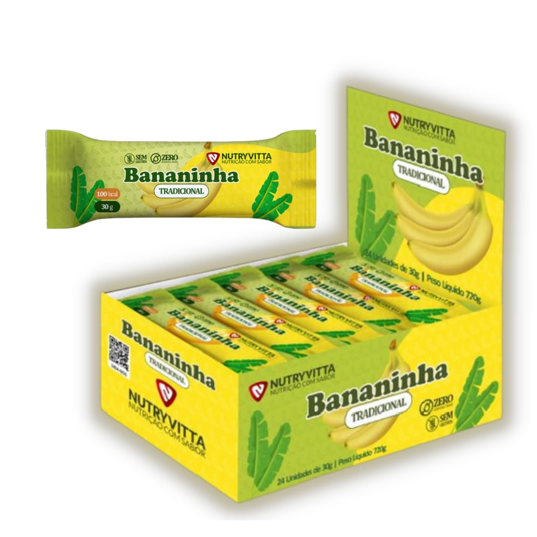 Amazon.com: Nutryvitta Banana Fruit Bars | Brazilian Bananinha