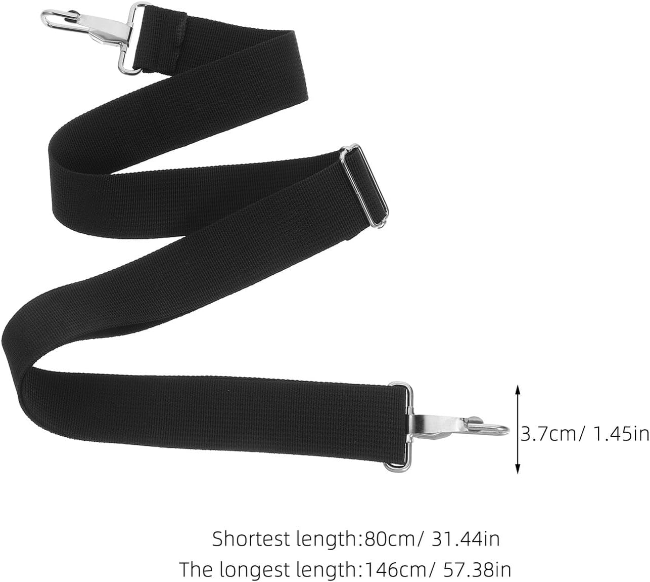Adjustable Snare Drum Carrier Strap Nylon with Hook for Marching Band Percussion Quick Release Shoulder Belt for Musical Travel and