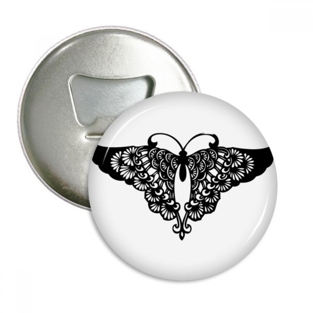 Ouvre-bouteille aimanté papillon 3pcs rond, décapsuleur frigo puissant et polyvalent