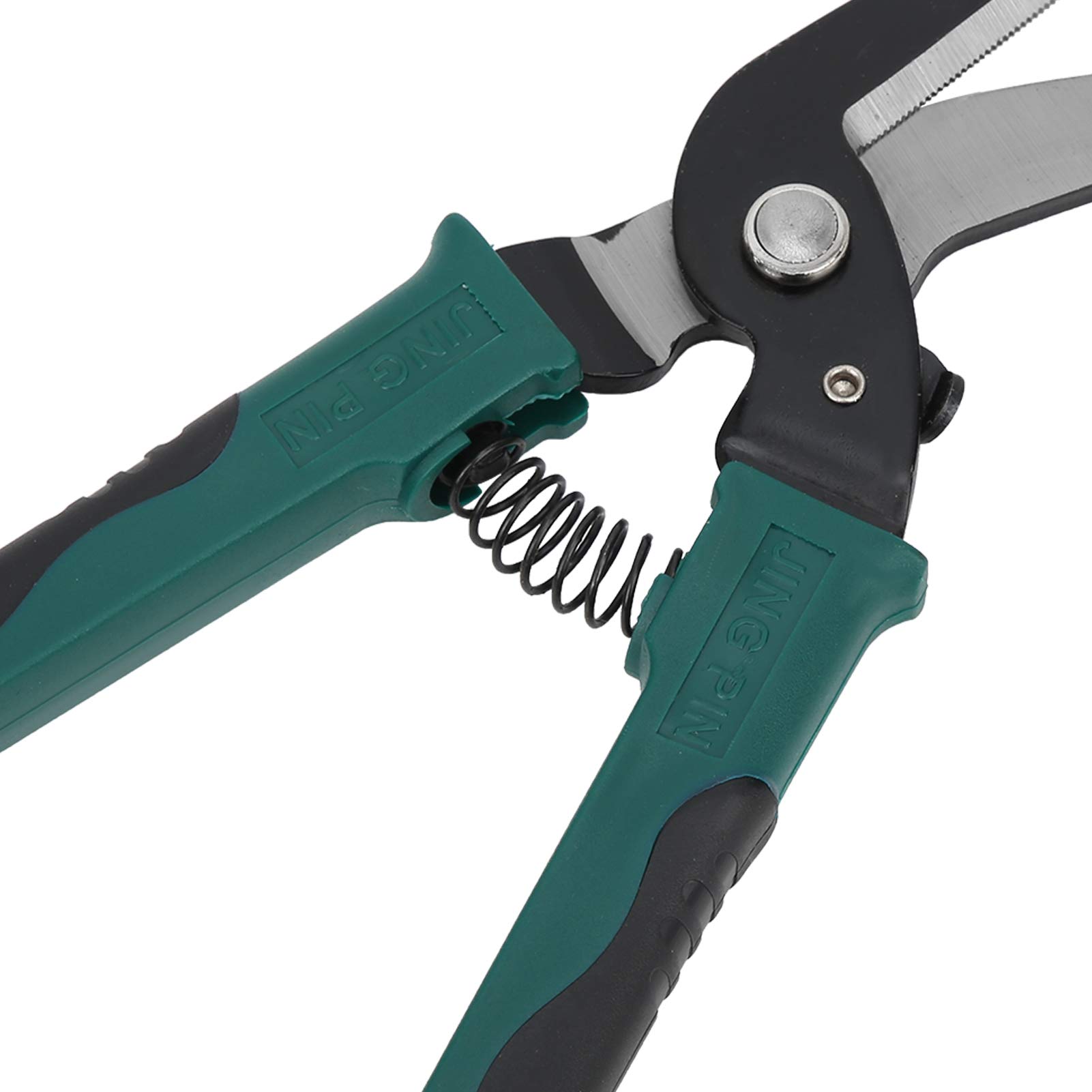 Set da 2 Cesoie Professionali da Taglio 205mm, Cesoie per Lamiera con Lama Seghettata in Acciaio SK-5, Tronchese Robusto, Cesoia a Gomito Multifunzione per Manutenzione Industriale ed Elettrica