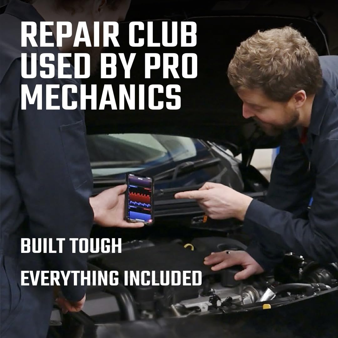 Repair Club Pro OBD II Scan-Tool für iPhone und Android - Keine Abonnementgebühr - Alle System-OBD2-Scanner Alle Fahrzeuge ab 1996