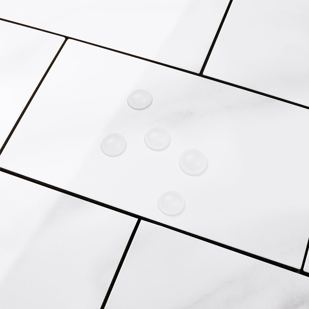 DICOFUN Azulejos de pared autoadhesivos de metro de 3 mm, mármol blanco pulido, adhesivos para azulejos de cocina y baño (10 azulejos)
